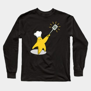 Star cheff cartoon tshirt Long Sleeve T-Shirt